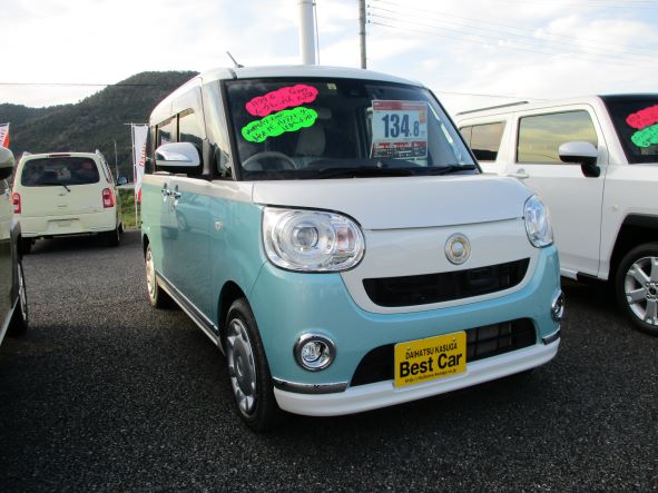 ダイハツ ムーヴキャンバス ｇメイクアップｓａ 本体価格 134 8万円 消費税込 ダイハツ春日